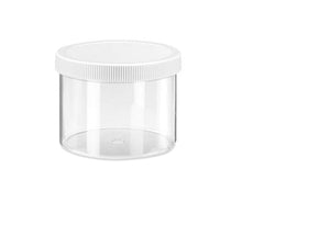 Wide-Mouth Clear Plastic Jars - 12 oz